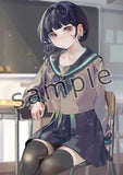 GAKAKUコレクション 妹×セーラー服 B2タペストリー 14 nik_ibi(A:笑顔Ver.)(掛布)※不設寄送《22年7月預定》 4570001262753
