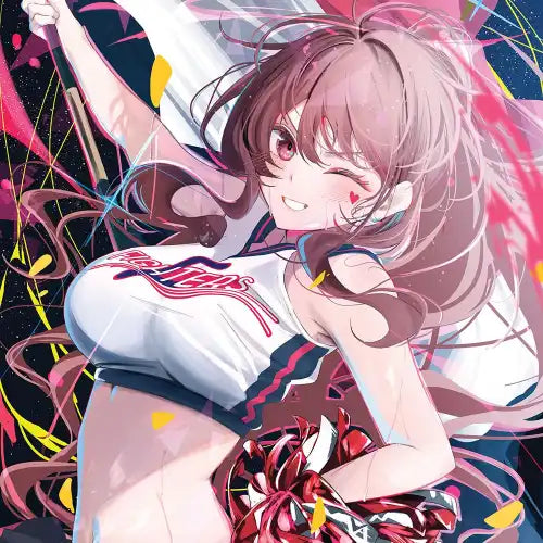 GAKAKUコレクション Cheerful Girls 13 こむぴ B2タペストリー (A:Skirt Style)(掛布)※不設寄送《24年3月預定》 4570001266010