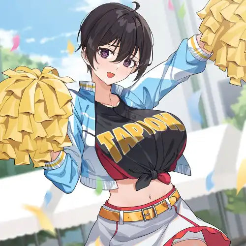 GAKAKUコレクション Cheerful Girls 21 たぴおか B2タペストリー (A:Skirt Style)(掛布)※不設寄送《24年3月預定》 4570001266096