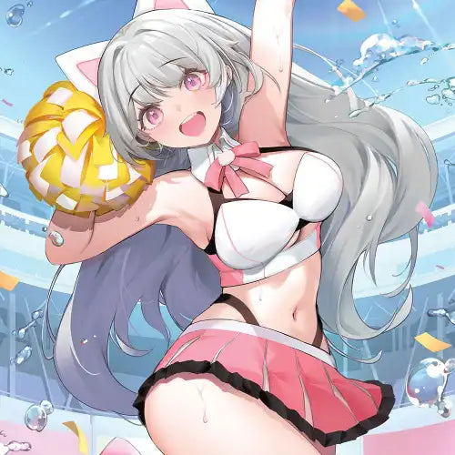 GAKAKUコレクション Cheerful Girls 25 どっくま B2タペストリー (A:Skirt Style)(掛布)※不設寄送《24年3月預定》 4570001266133