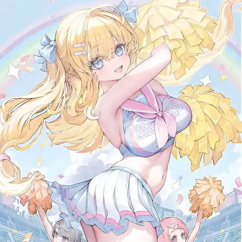 GAKAKUコレクション Cheerful Girls 33 ぼるぼる B2タペストリー (A:Skirt Style)(掛布)※不設寄送《24年3月預定》 4570001266218