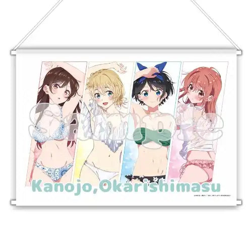 彼女、お借りします 第3期 描き下ろしB2タペストリー 水着Ver.(掛布)※不設寄送《23年11月預定》 4570077759867