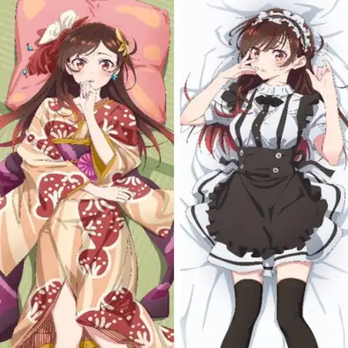 彼女、お借りします 第3期 描き下ろし 抱き枕カバー 水原千鶴 着物&メイド服Ver.※不連枕芯《24年3月預定》 4570077760849