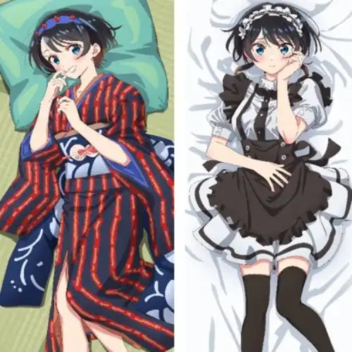 彼女、お借りします 第3期 描き下ろし 抱き枕カバー 更科瑠夏 着物&メイド服Ver.※不連枕芯《24年3月預定》 4570077760863