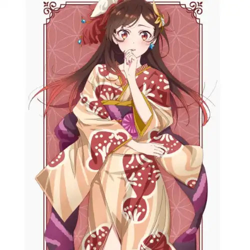 彼女、お借りします 第3期 描き下ろし BIGタペストリー 着物Ver. 水原千鶴(掛布)※不設寄送《24年3月預定》 4570077761471