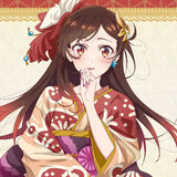 彼女、お借りします 第3期 描き下ろし B2タペストリー 着物Ver. 水原千鶴(掛布)※不設寄送《24年3月預定》 4570077761570