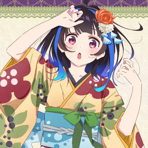 彼女、お借りします 第3期 描き下ろし B2タペストリー 着物Ver. 八重森みに(掛布)※不設寄送《24年3月預定》 4570077761617