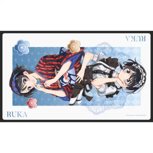 彼女、お借りします 第3期 描き下ろし ラバーマット 着物&メイド服Ver. 更科瑠夏(橡膠枱墊)※不設寄送《24年3月預定》 4570077761716