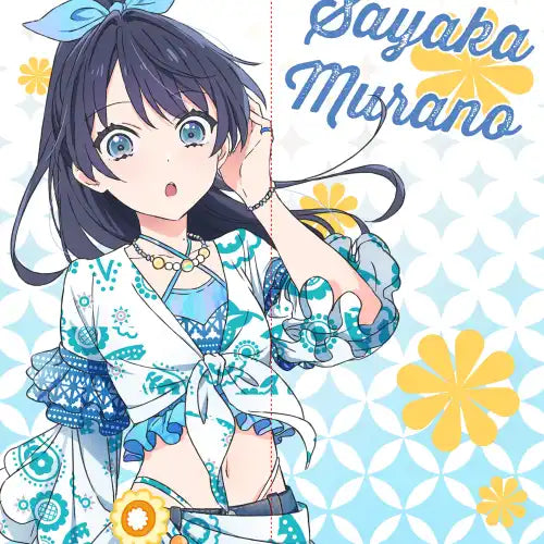 ラブライブ!蓮ノ空女学院スクールアイドルクラブ マルチタペストリーのれん 夏めきペイン 村野さやか(暖簾)※不設寄送《24年4月預定》 4570077763505