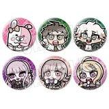 ダンガンロンパシリーズ×ぶくぶ 缶バッジ Vol.2(襟章)(全套6個入)※不設寄送《25年6月預定》 4570112177403
