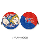 ポプテピピック 丸形コインケース C ポプ子&ピピ美(小物包)※不設寄送《23年4月預定》 4570116426866