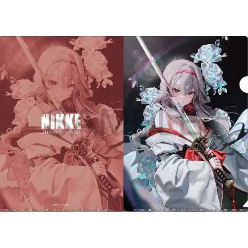 勝利の女神:NIKKE クリアファイル 紅蓮:ブラックシャドウ:ロンギングフラワー(文件夾)(售價為5個)※不設寄送《25年1月預定》 4570121768319