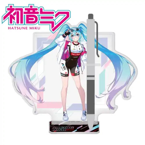 【再販】レーシングミク 2024 JCL TEAM UKYO 応援Ver. アクリルペンスタンド(亞加力立牌)※不設寄送《25年5月預定》 4570140114593