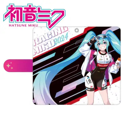 【再販】レーシングミク 2024 JCL TEAM UKYO 応援Ver. 手帳型スマートフォンケース(手機殼)※不設寄送《25年5月預定》 4570140114609