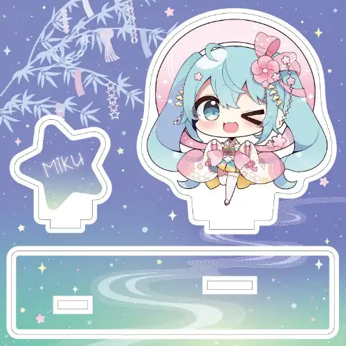 初音ミク 秋葉原フェスティバル 2024 ミニキャラアクリルジオラマ 七夕Ver. 初音ミク(亞加力立牌)※不設寄送《25年3月預定》 4570140116702