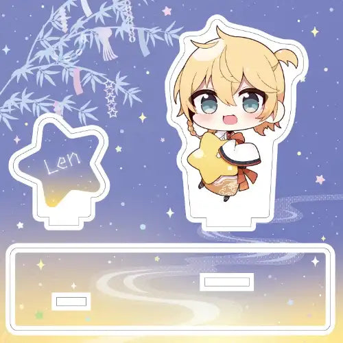 初音ミク 秋葉原フェスティバル 2024 ミニキャラアクリルジオラマ 七夕Ver. 鏡音レン(亞加力立牌)※不設寄送《25年3月預定》 4570140116726