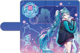 初音ミク×SOLWA 手帳型スマートフォンケース Art by PiPi※不設寄送《25年3月預定》 4570140119475