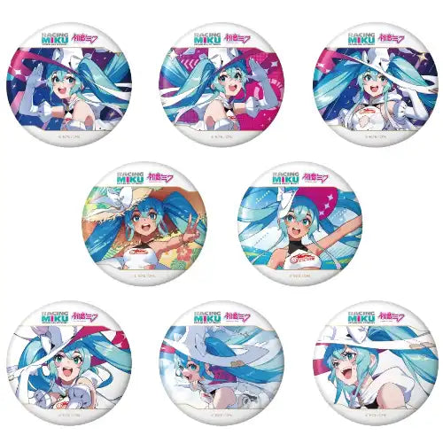 【再販】レーシングミク 2024Ver. トレーディングおっきめ缶バッジ(襟章)(全套8個入)※不設寄送《25年3月預定》 4570140120150-1