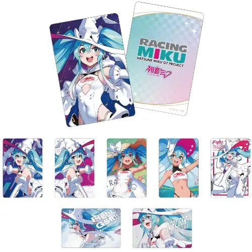 【再販】レーシングミク 2024Ver. トレーディングメタリックカード(金屬收藏卡)(全套8個入)※不設寄送《25年3月預定》 4570140120174-1