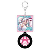 【再販】レーシングミク 2024Ver.×すーぱーそに子 ジャケット風レコードキーホルダー B(鎖匙扣)※不設寄送《25年5月預定》 4570140121355