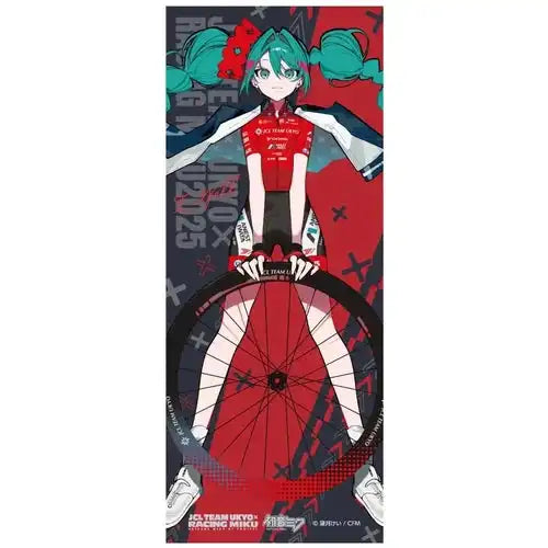 レーシングミク 2025 JCL TEAM UKYO 応援Ver. フェイスタオル(毛巾)※不設寄送《25年8月預定》 4570140133150