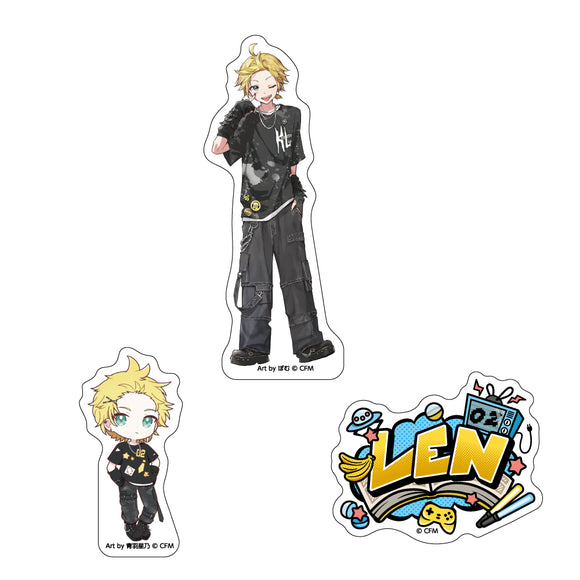 初音ミク ステッカー3枚セット akiba culture fashion 鏡音レン(貼紙)※不設寄送《25年11月預定》 日版 全數$128 / ※不設寄送 / 25年9月8日