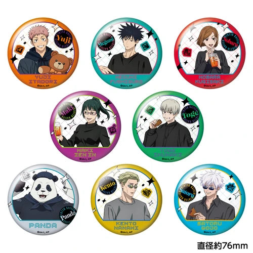 呪術廻戦 描き下ろしトレーディングおっきめ缶バッジ(襟章)(全套8個入)※不設寄送《25年11月預定》 日版 全數$280 / ※不設寄送 / 25年9月26日
