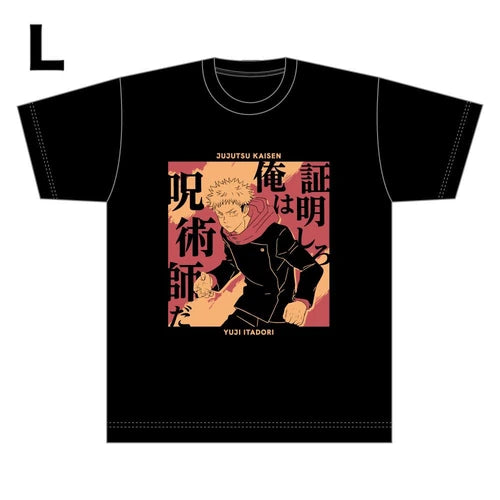 呪術廻戦 台詞Tシャツ 虎杖悠仁 Lサイズ※不設寄送《25年11月預定》 日版 全數$248 / ※不設寄送 / 25年9月26日