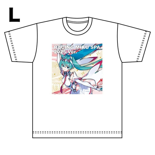 初音ミク レーシングVer.SPA 2025応援Ver. Tシャツ Lサイズ※不設寄送《25年11月預定》 日版 全數$258 / ※不設寄送 / 25年8月25日