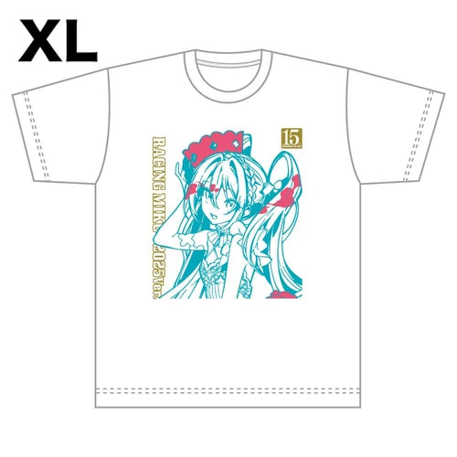 レーシングミク 15th Rhapsody 2010-2025 Tシャツ XLサイズ※不設寄送《25年9月預定》 日版 全數$298 / ※不設寄送 / 25年7月14日