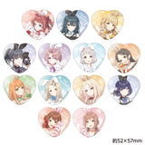 学園アイドルマスター トレーディングハート缶バッジ Lady Rabbit(襟章)(全套13個入)※不設寄送《26年9月預定》 日版 全數$358 / ※不設寄送 / 26年7月20日