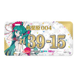 レーシングミク 15th Rhapsody 2010-2025 ナンバープレート風アルミプレート(鋁製車牌裝飾)※不設寄送《26年3月預定》 日版 全數$213 / ※不設寄送 / 25年12月15日