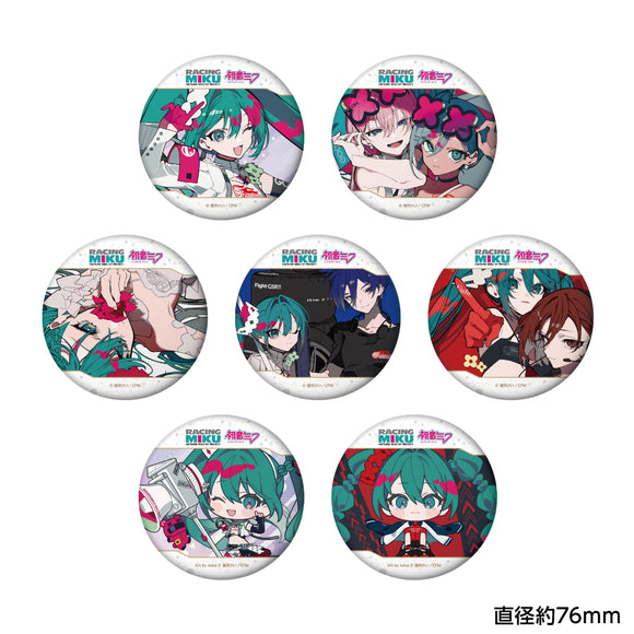 レーシングミク 2025Ver. トレーディングおっきめ缶バッジ Vol.2(襟章)(全套7個入)※不設寄送《26年3月預定》 日版 全數$248 / ※不設寄送 / 25年12月15日