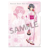 青春ブタ野郎シリーズ 描き下ろしクリアファイル 桜島麻衣の夏休み 浴衣Ver.(文件夾)(售價為6個)※不設寄送《25年7月預定》 4570157179769