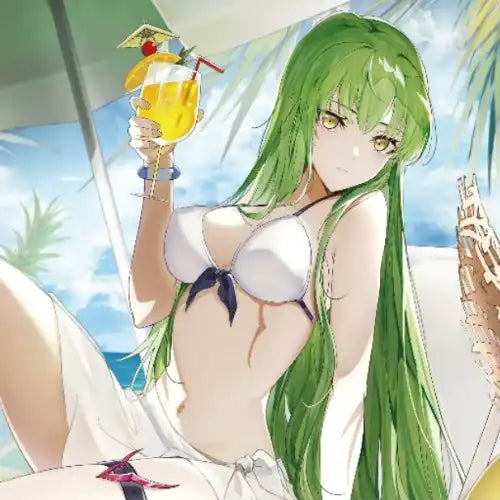 ラバーデスクマットコレクション コードギアス Genesic Re;CODE 水着 C.C.(橡膠枱墊)※不設寄送《24年5月預定》 4570169061380