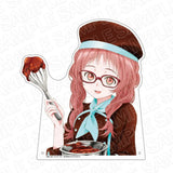 好きな子がめがねを忘れた 特大ダイカットアクリルボード 三重あい バレンタインパティシエVer.(亞加力立牌)※不設寄送《24年5月預定》 4570179627729