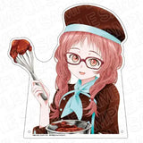 好きな子がめがねを忘れた 特大ダイカットアクリルボード 三重あい バレンタインパティシエVer.(亞加力立牌)※不設寄送《24年5月預定》 4570179627729