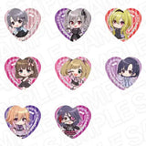 アイドルマスター シンデレラガールズ ハート型カンバッジ サブカルファッション デフォルメVer.(襟章)(全套8個入)※不設寄送《25年7月預定》 4570179726750