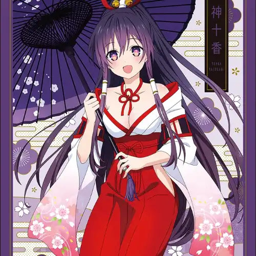 デート・ア・ライブIV 描き下ろしB2タペストリー 巫女Ver. 1 夜刀神十香(掛布)※不設寄送《24年2月預定》 4570188457584