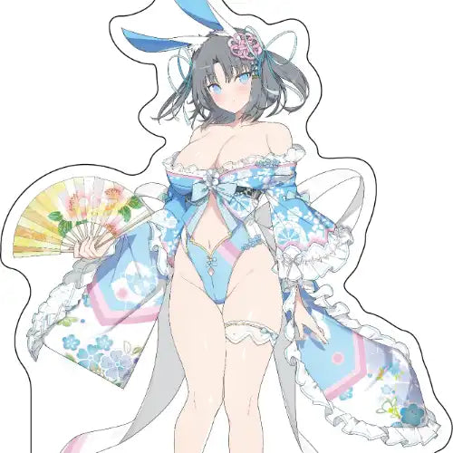 閃乱カグラ 描き下ろしBIGアクリルスタンド 和風バニーVer. 2 雪泉(亞加力立牌)※不設寄送《24年3月預定》 4570188461369