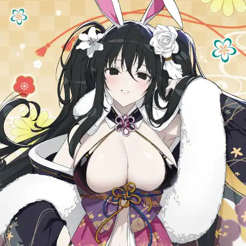 閃乱カグラ 描き下ろしB2タペストリー 和風バニーVer. 3 雪不帰(掛布)※不設寄送《24年3月預定》 4570188461413