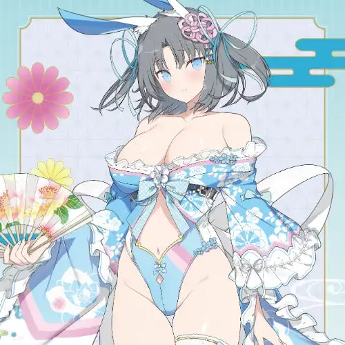 閃乱カグラ 描き下ろし等身大タペストリー 和風バニーVer. 2 雪泉(掛布)※不設寄送《24年3月預定》 4570188461444