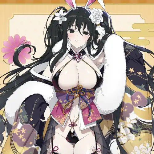 閃乱カグラ 描き下ろし等身大タペストリー 和風バニーVer. 3 雪不帰(掛布)※不設寄送《24年3月預定》 4570188461451