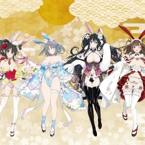 閃乱カグラ 描き下ろしキャンバスアート 和風バニーVer.(掛畫板)※不設寄送《24年3月預定》 4570188461475