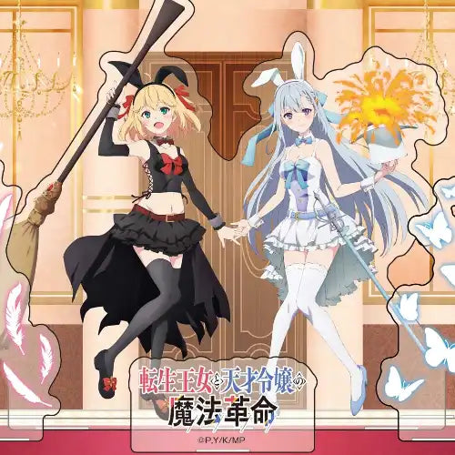 転生王女と天才令嬢の魔法革命 描き下ろしアクリルジオラマ バニーガールVer.(亞加力立牌)※不設寄送《24年3月預定》 4570188463486