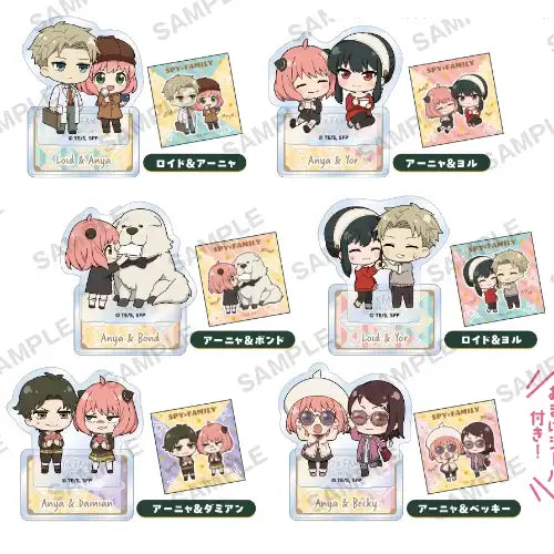 SPY×FAMILY ぷちアクリルスタンド デュオコレ BOX Ver.(亞加力立牌)※不設寄送《25年6月預定》 4570194399939