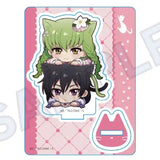 コードギアス 反逆のルルーシュ ミニキャラスタンド ひっつきにゃんVer. ルルーシュ&C.C.(亞加力立牌)※不設寄送《25年5月預定》 4571604649880