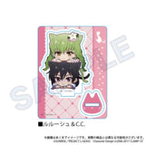 コードギアス 反逆のルルーシュ ミニキャラスタンド ひっつきにゃんVer. ルルーシュ&C.C.(亞加力立牌)※不設寄送《25年5月預定》 4571604649880