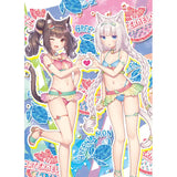 ネコぱら B2タペストリー ショコラ&バニラ/水着 Wスエード(掛布)※不設寄送《25年3月預定》 4571608500262