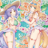 ネコぱら B2タペストリー メイプル&シナモン/水着 Wスエード(掛布)※不設寄送《25年3月預定》 4571608500286